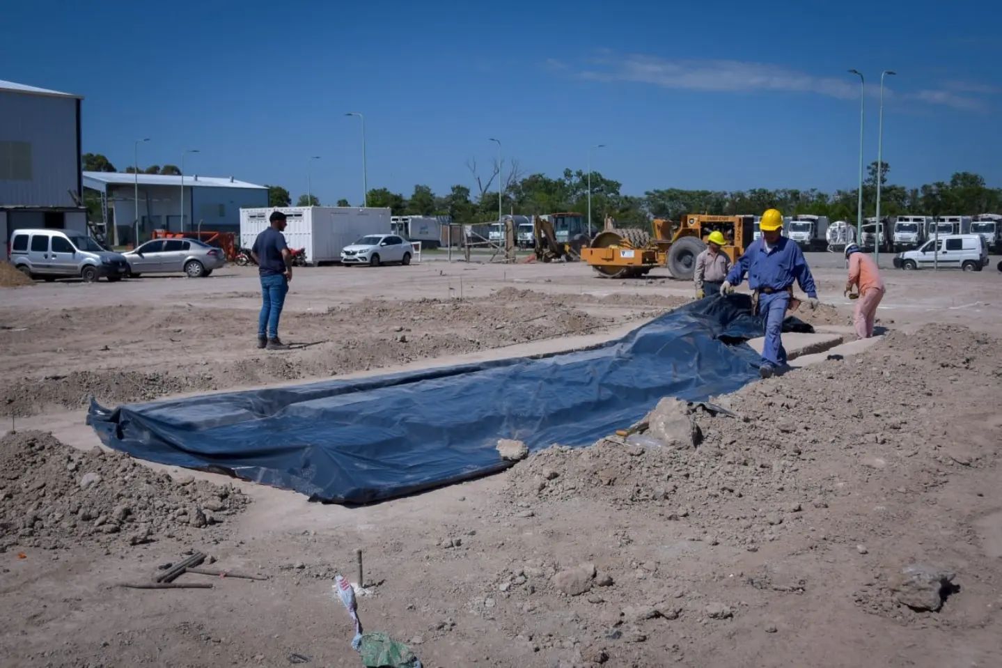 AVANZA LA CONSTRUCCIÓN DE LA NUEVA PLANTA DE HORMIGÓN MUNICIPAL