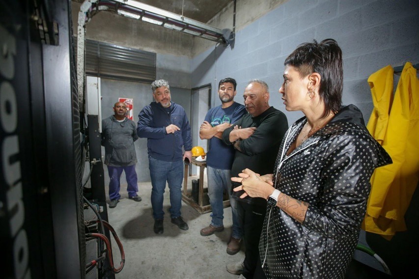 MAYRA SUPERVISÓ EL FUNCIONAMIENTO DE LA ESTACIÓN DE BOMBEO  