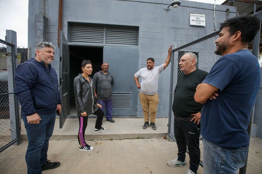 MAYRA SUPERVISÓ EL FUNCIONAMIENTO DE LA ESTACIÓN DE BOMBEO  