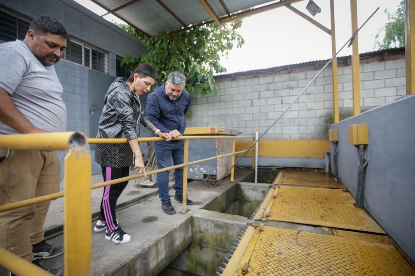 MAYRA SUPERVISÓ EL FUNCIONAMIENTO DE LA ESTACIÓN DE BOMBEO  