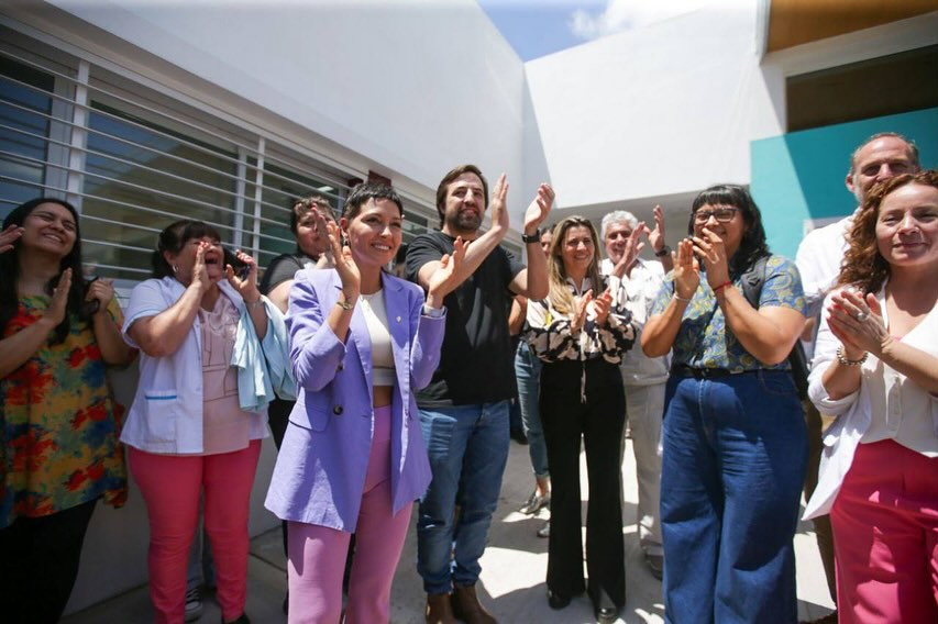 MAYRA Y KREPLAK RECORRIERON EL NUEVO CENTRO COMUNITARIO DE SALUD MENTAL