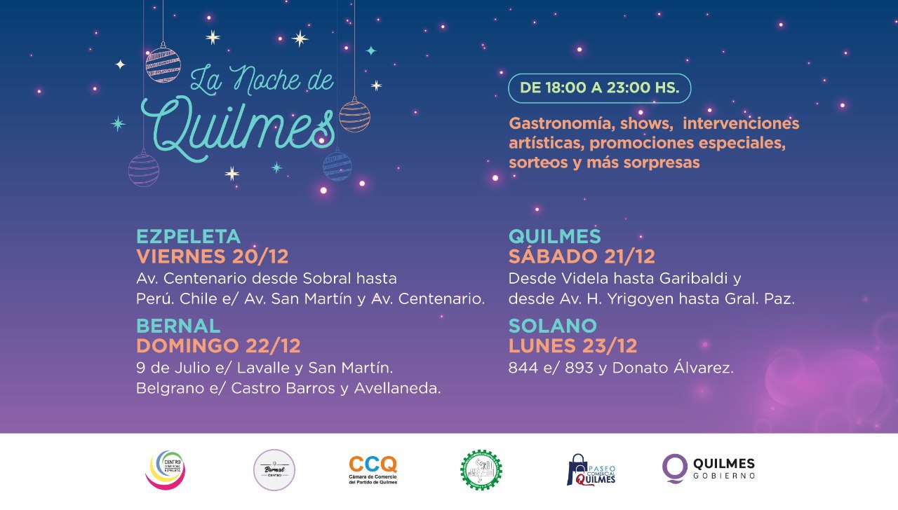 NUEVA EDICIÓN DE “LA NOCHE DE QUILMES” EN TODOS LOS CENTROS COMERCIALES