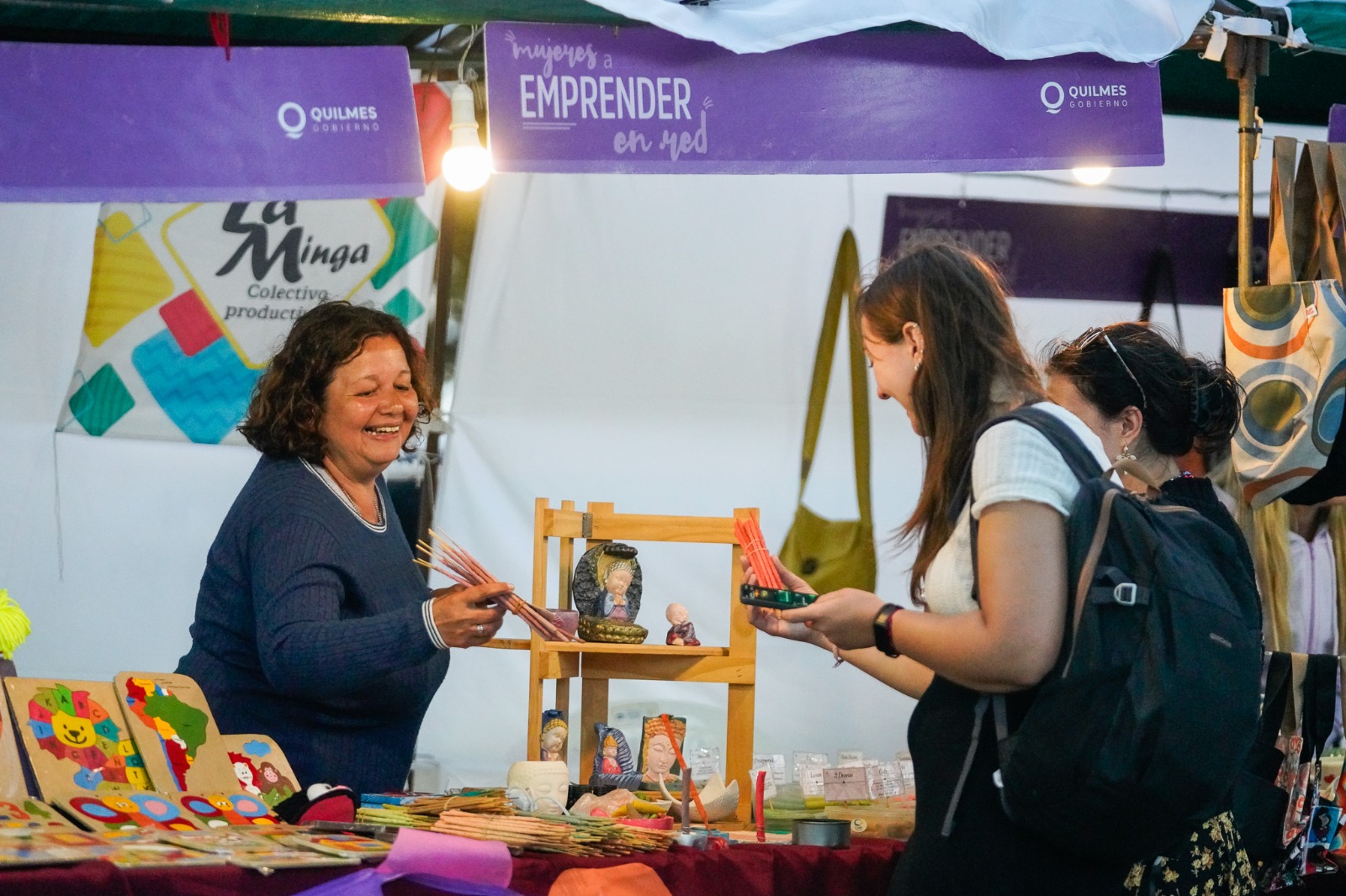 EMPRENDEDORAS DE QUILMES EN LA XXº FERIA DE ECONOMÍA SOLIDARIA DE URUGUAY