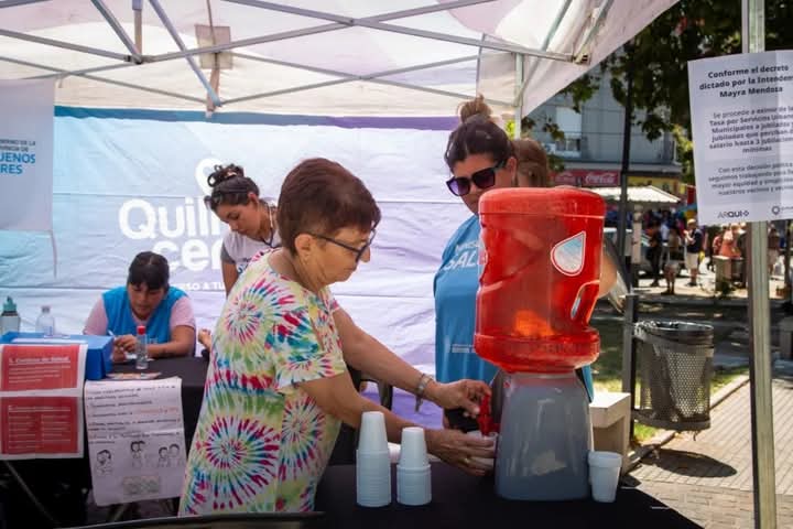 EL MUNICIPIO BRINDÓ ASISTENCIA ANTE LAS ALTAS TEMPERATURAS 