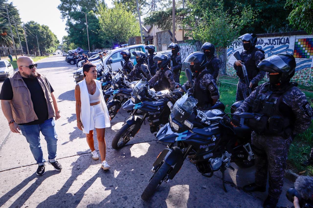 MAYRA SUPERVISÓ UN NUEVO OPERATIVO DE SATURACIÓN DE SEGURIDAD EN QUILMES