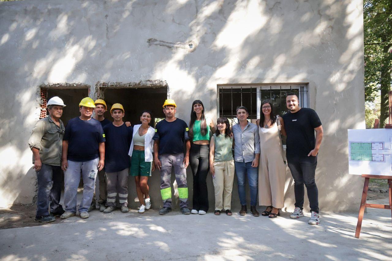 MAYRA SUPERVISÓ LAS OBRAS DE REMODELACIÓN DEL HOGAR MUNICIPAL AVE FÉNIX
