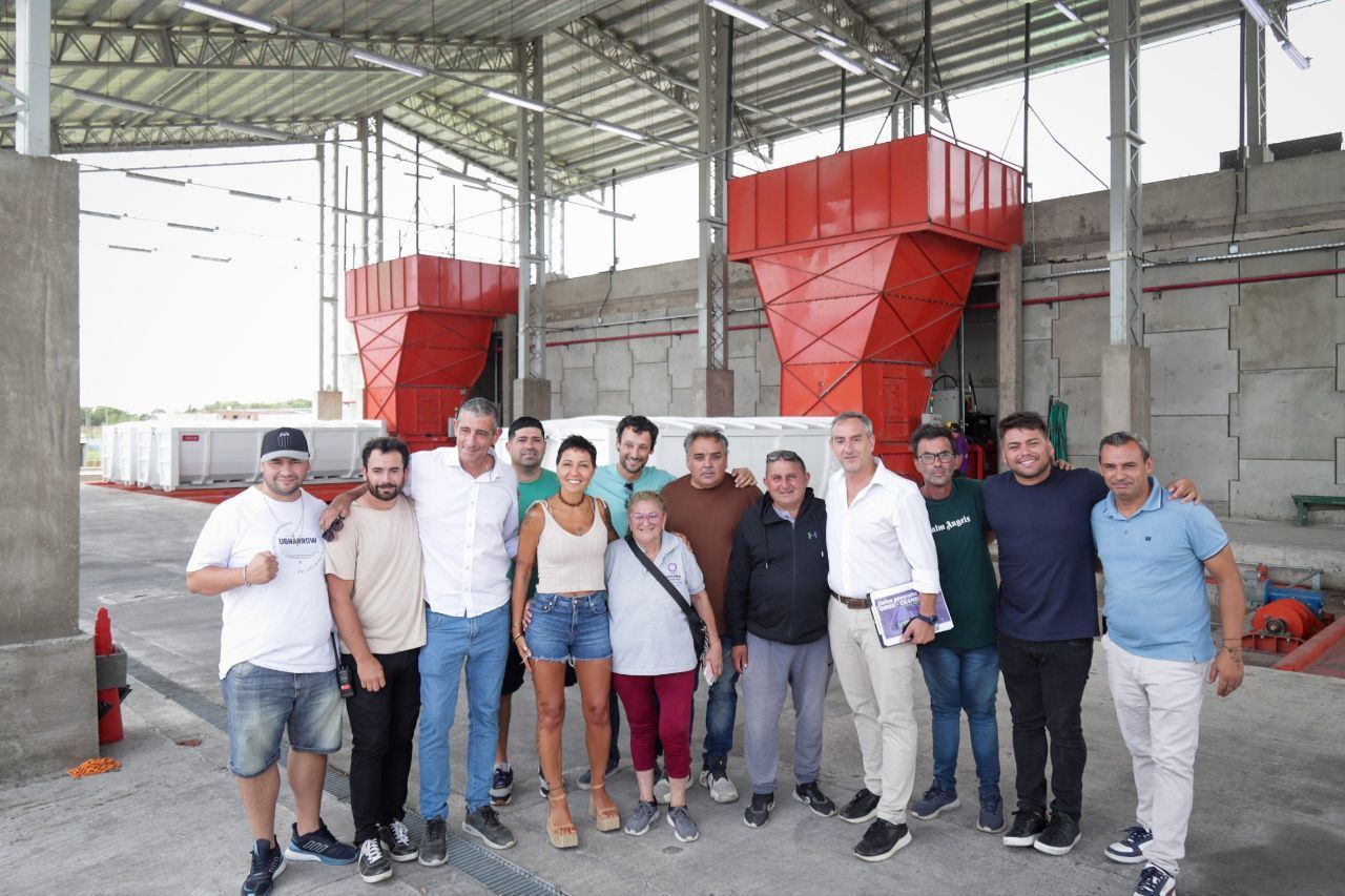 MAYRA VISITÓ EL ECOPARQUE Y SUPERVISÓ EL AVANCE DE LA PLANTA DE HORMIGÓN