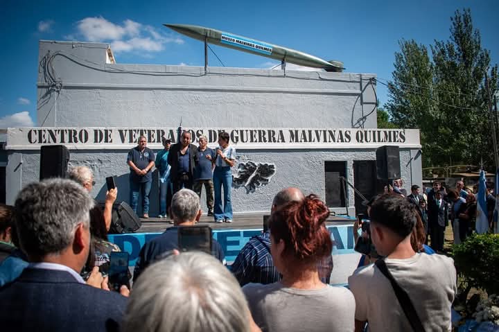 MAYRA MENDOZA PARTICIPÓ DE ACTO  EN EL CENTRO DE VETERANOS DE MALVINAS 