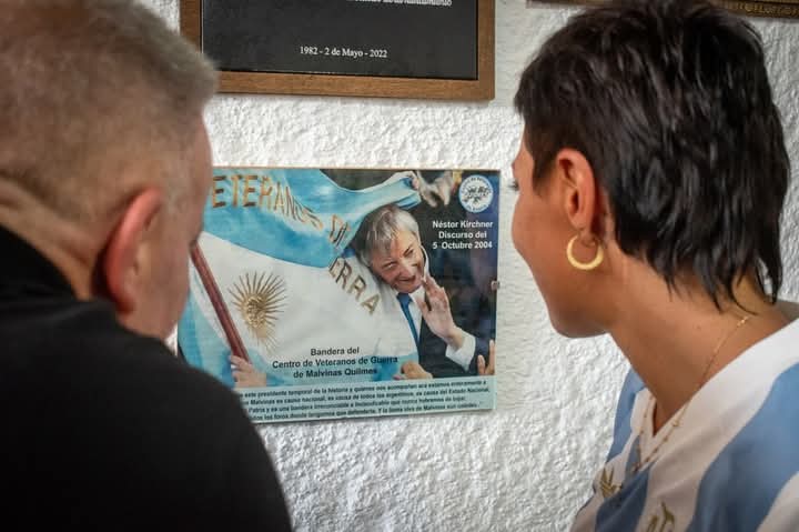 MAYRA MENDOZA PARTICIPÓ DE ACTO  EN EL CENTRO DE VETERANOS DE MALVINAS 