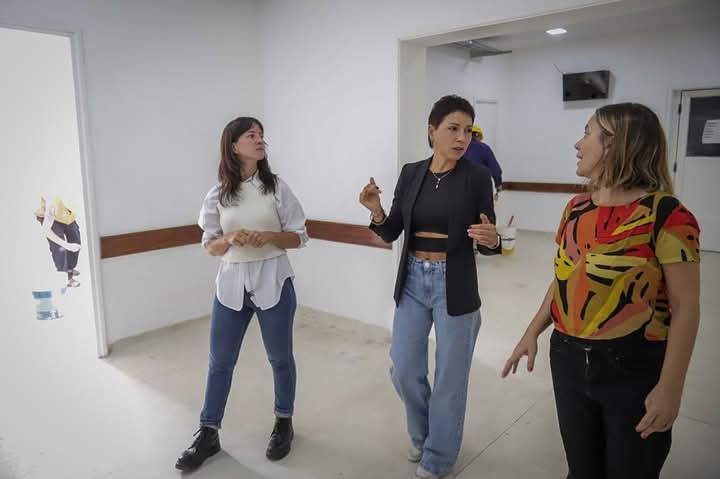 MAYRA RECORRIÓ LA OBRA DE REFACCIÓN DEL CENTRO DE SALUD JULIO MÉNDEZ