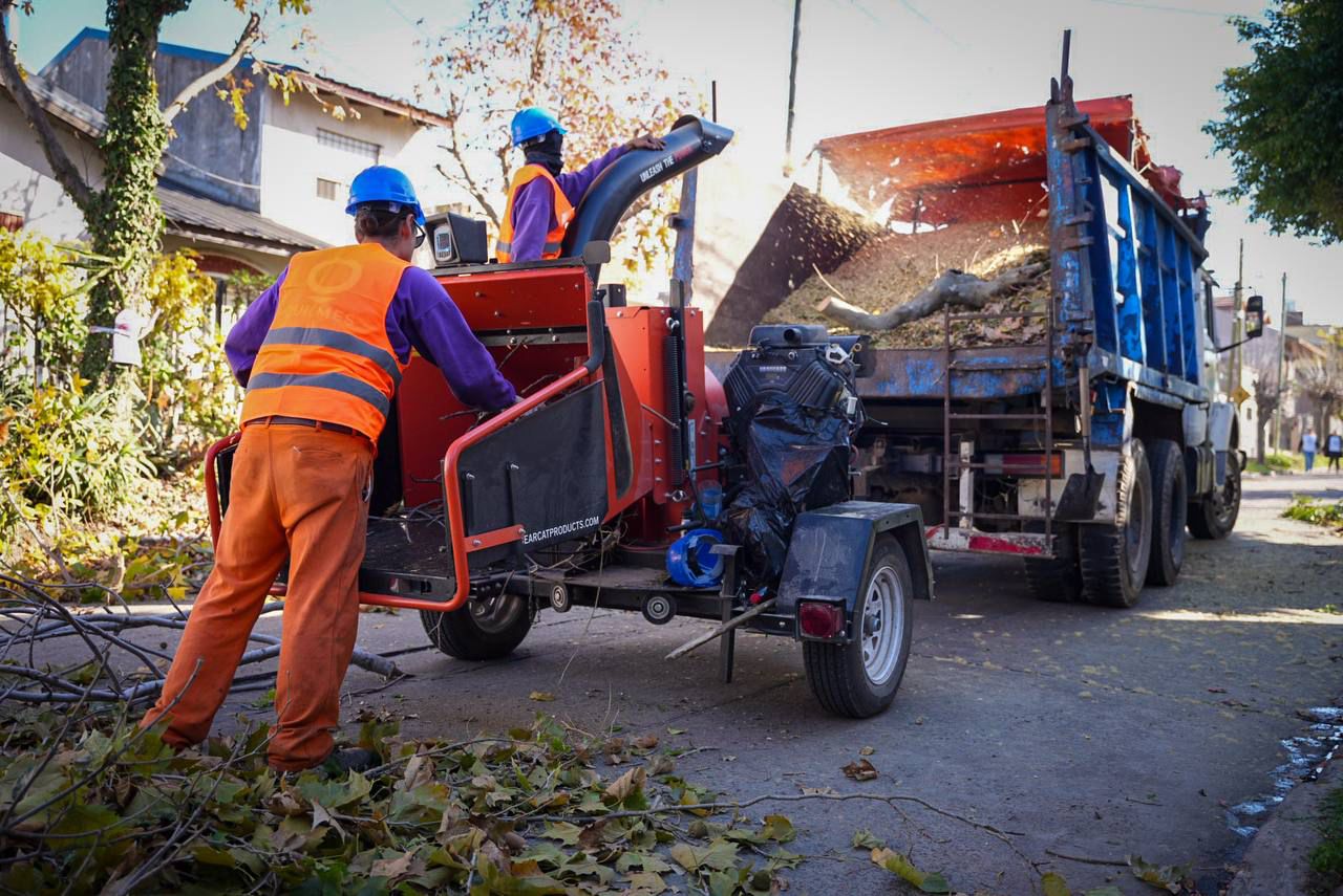 MAYRA SUPERVISÓ UN NUEVO OPERATIVO DE PODA CORRECTIVA EN QUILMES ESTE