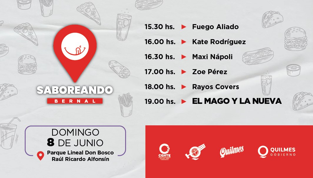 LLEGA A QUILMES UNA NUEVA EDICIÓN DE LA FERIA GASTRONÓMICA “SABOREANDO”