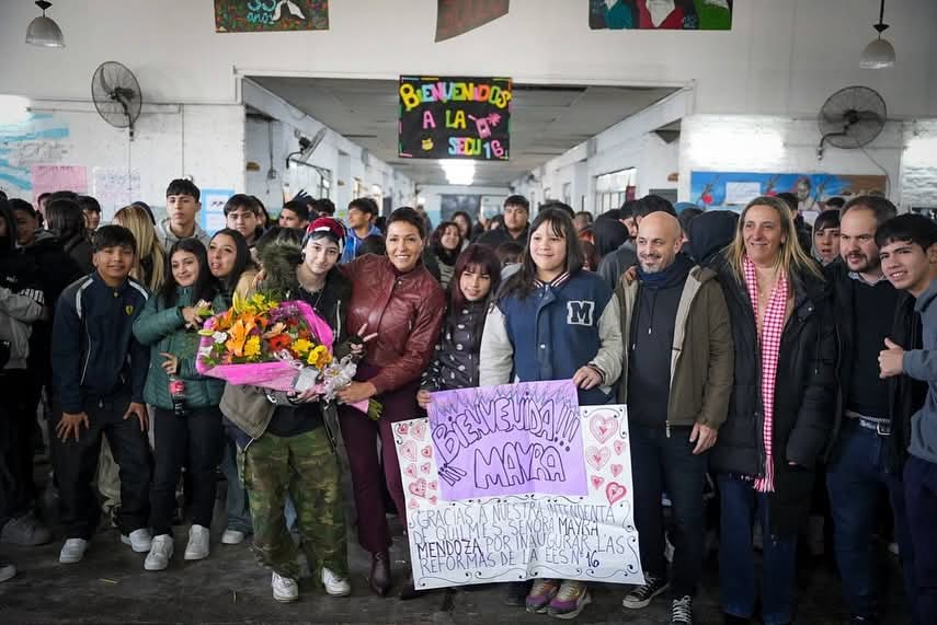    MAYRA INAUGURÓ LA OBRA DE REFACCIÓN Y AMPLIACIÓN DE LA EES Nº 16   