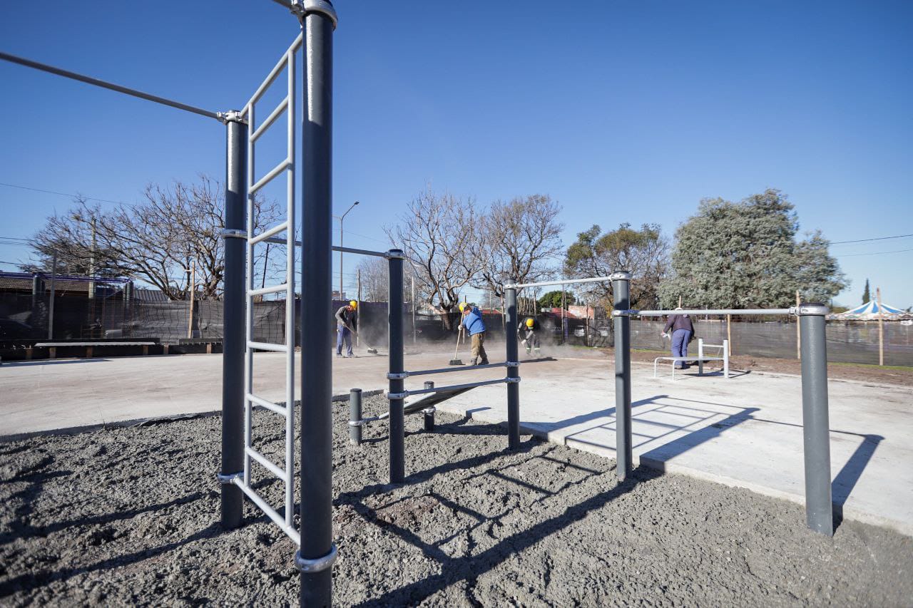 AVANZA LA OBRA PARA LA RECREACIÓN Y EL DEPORTE EN EL PARQUE DE LA CIUDAD