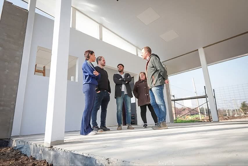 MAYRA SUPERVISÓ EL AVANCE DE LA CONSTRUCCIÓN DEL EDIFICIO DEL CEF Nº 190