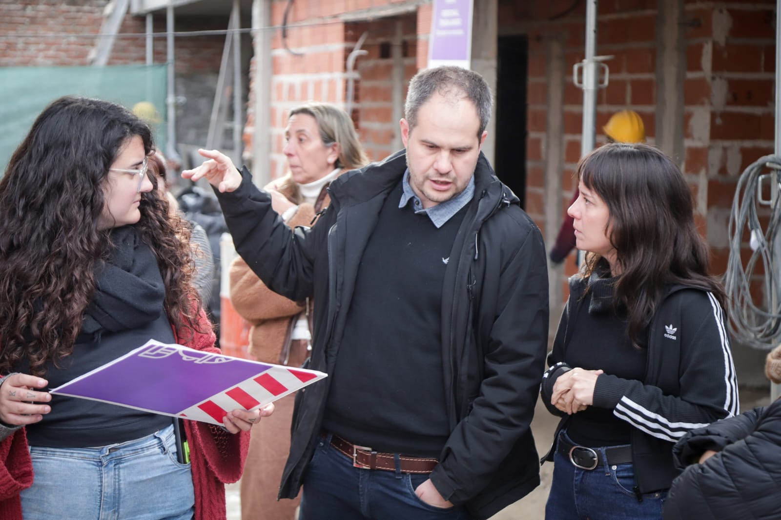 CECI SOLER SUPERVISÓ EL AVANCE DE LA OBRA DEL CENTRO CULTURAL IAPI