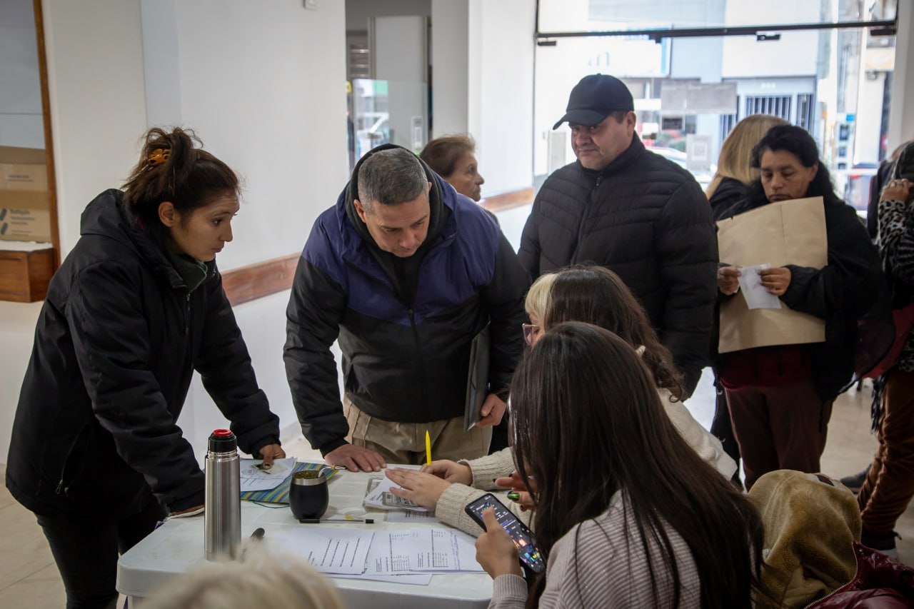 SE REALIZÓ UN OPERATIVO POR LA SUSPENSIÓN DE PENSIONES DE DISCAPACIDAD