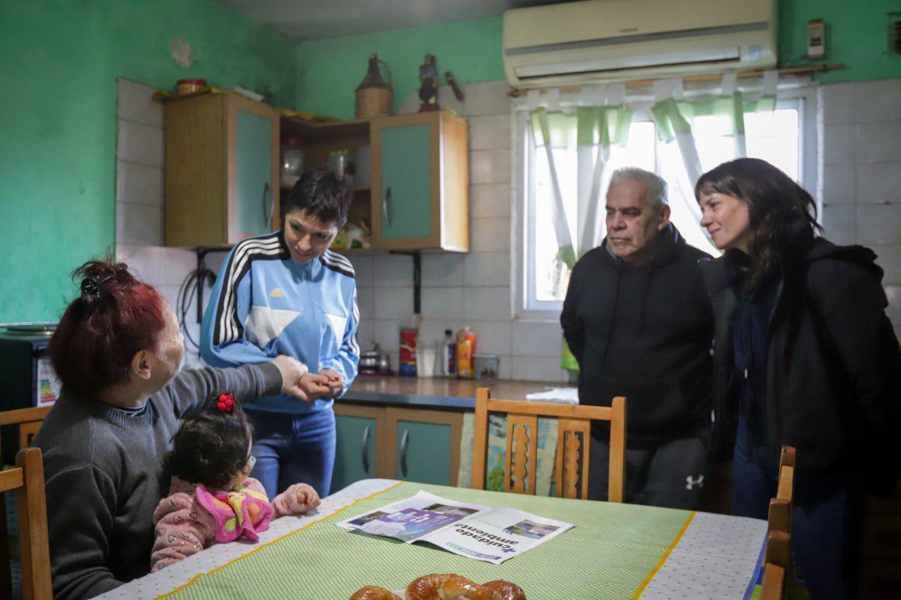 MAYRA Y CECI SOLER RECORRIERON OBRAS DE PAVIMENTOS Y MEJORAS HIDRÁULICAS  