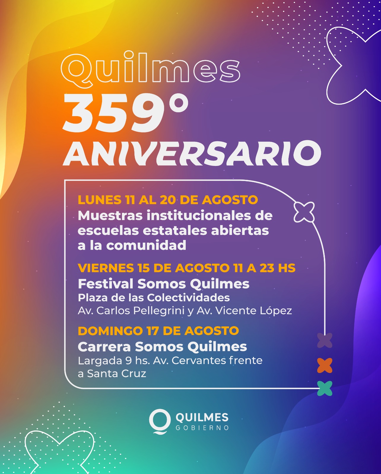  ANIVERSARIO DE·LA CIUDAD, FESTIVAL SOMOS QUILMES: CIERRE DE DAMAS GRATIS