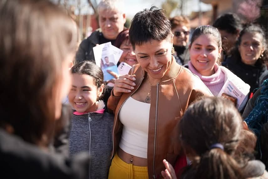  MAYRA Y CECI SOLER SUPERVISARON LA OBRA HIDRÁULICA EZPELETA OESTE