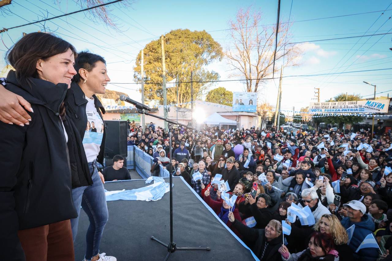 MAYRA ENCABEZÓ EL CIERRE DE CAMPAÑA DE FUERZA PATRIA