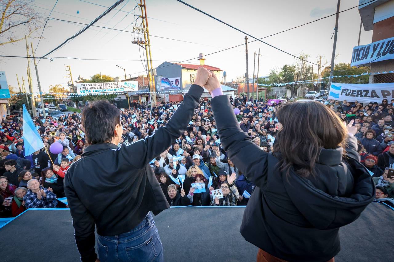 MAYRA ENCABEZÓ EL CIERRE DE CAMPAÑA DE FUERZA PATRIA