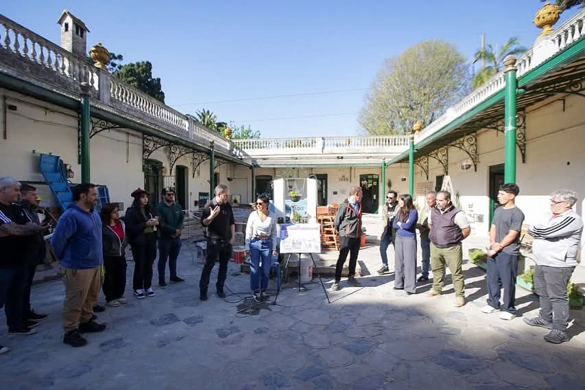 MAYRA RECORRIÓ EL AVANCE DE LA OBRA DE LA ESCUELA AGRARIA Nº 1 “EL DORADO”