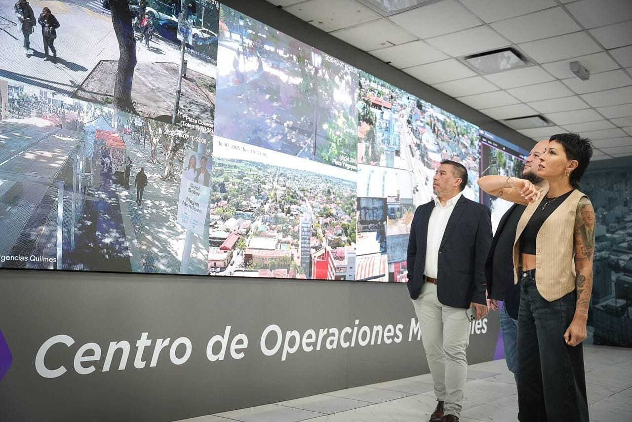 MAYRA RECORRIÓ EL CEQ Y SUPERVISÓ UN OPERATIVO DE SEGURIDAD