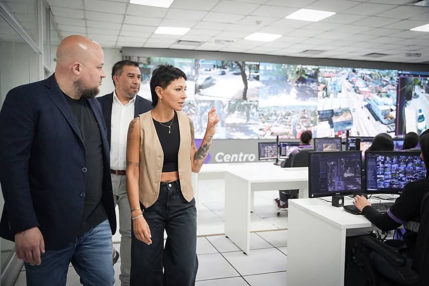MAYRA RECORRIÓ EL CEQ Y SUPERVISÓ UN OPERATIVO DE SEGURIDAD