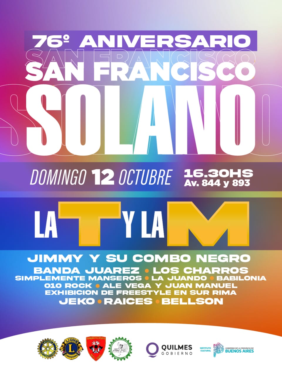 SAN FRANCISCO SOLANO CELEBRA SU 76º ANIVERSARIO 