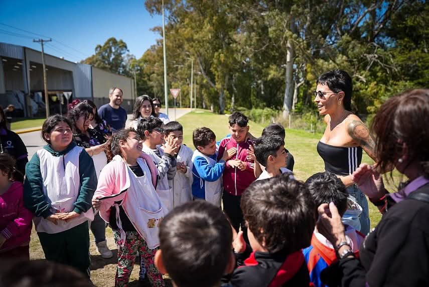 MAYRA ENCABEZÓ LA VISITA EDUCATIVA Nº 100 AL ECO PARQUE