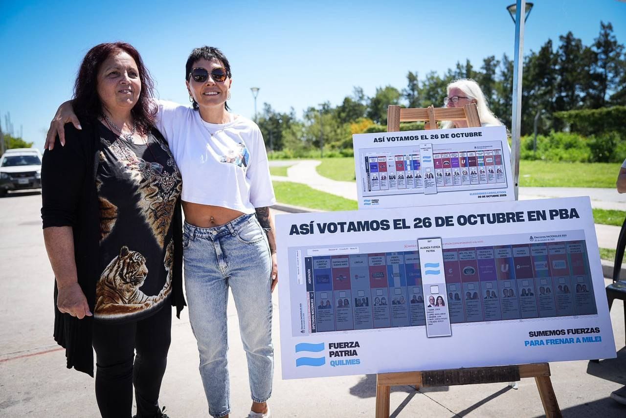 MAYRA SUPERVISÓ UN OPERATIVO “QUILMES CERCA” EN EL BARRIO VILLA ALCIRA