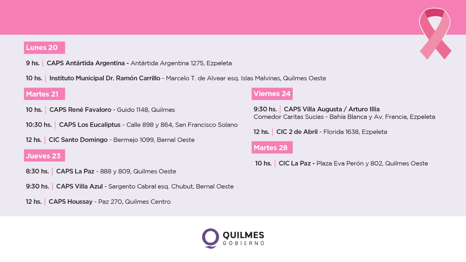 EL MUNICIPIO REALIZARÁ CHARLAS, TALLERES Y CONSEJERÍAS 