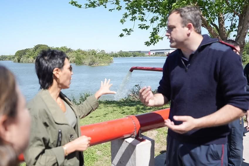    MAYRA SUPERVISÓ EL FUNCIONAMIENTO DE UNA NUEVA ESTACIÓN DE BOMBEO 