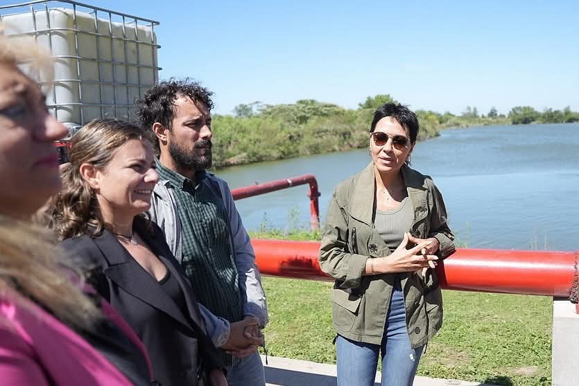    MAYRA SUPERVISÓ EL FUNCIONAMIENTO DE UNA NUEVA ESTACIÓN DE BOMBEO 