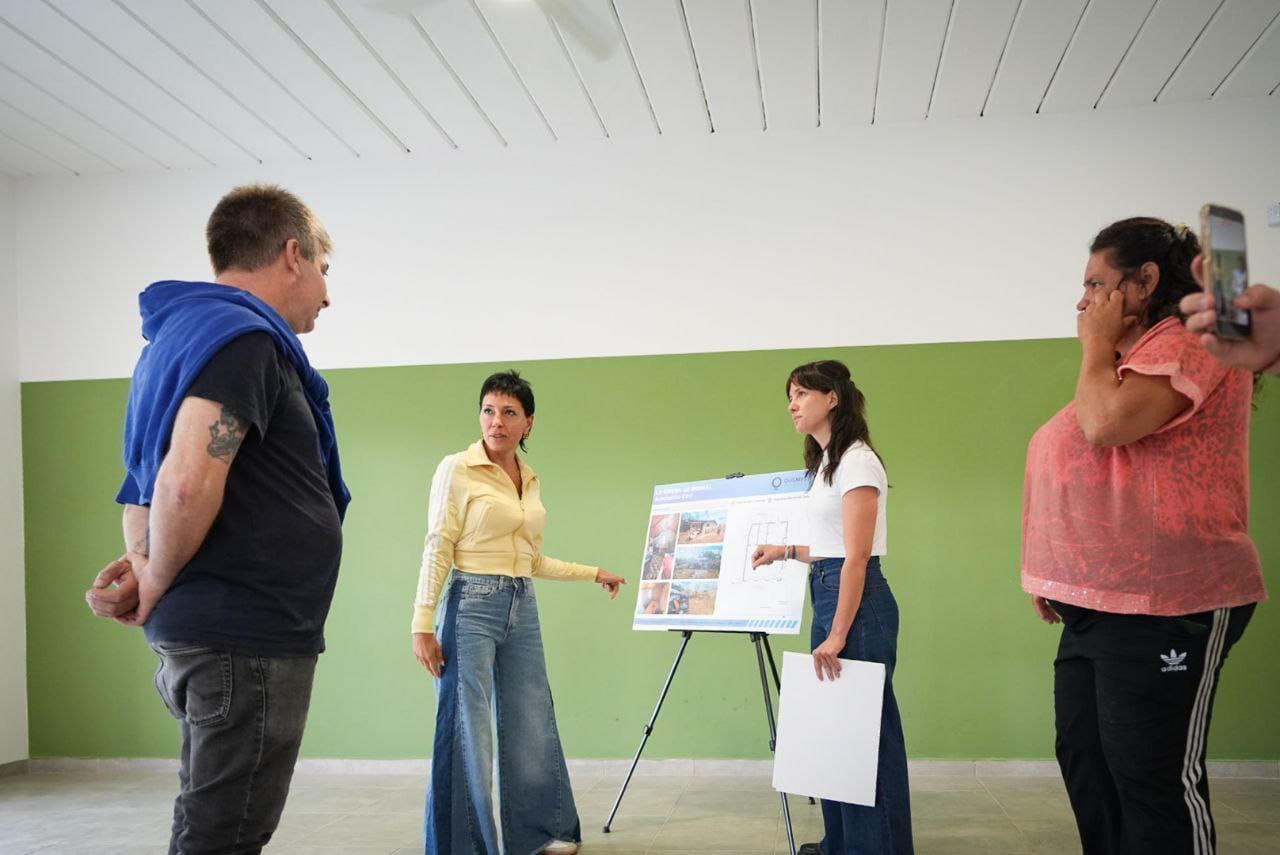 MAYRA RECORRIÓ EL NUEVO ESPACIO DE LA ASOCIACIÓN CIVIL RIBERA DE BERNAL