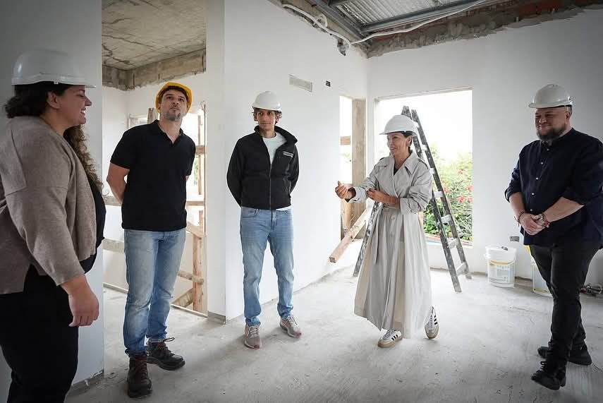 MAYRA SUPERVISÓ LOS AVANCES DE OBRA DE LA NUEVA COMISARÍA QUILMES 10ª