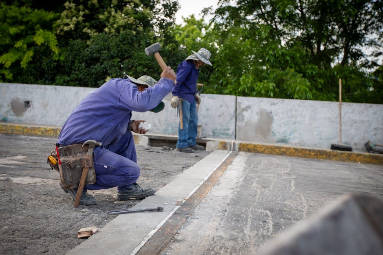 AVANZAN LOS TRABAJOS PARA LA RECONSTRUCCIÓN  DEL PUENTE 14 DE AGOSTO
