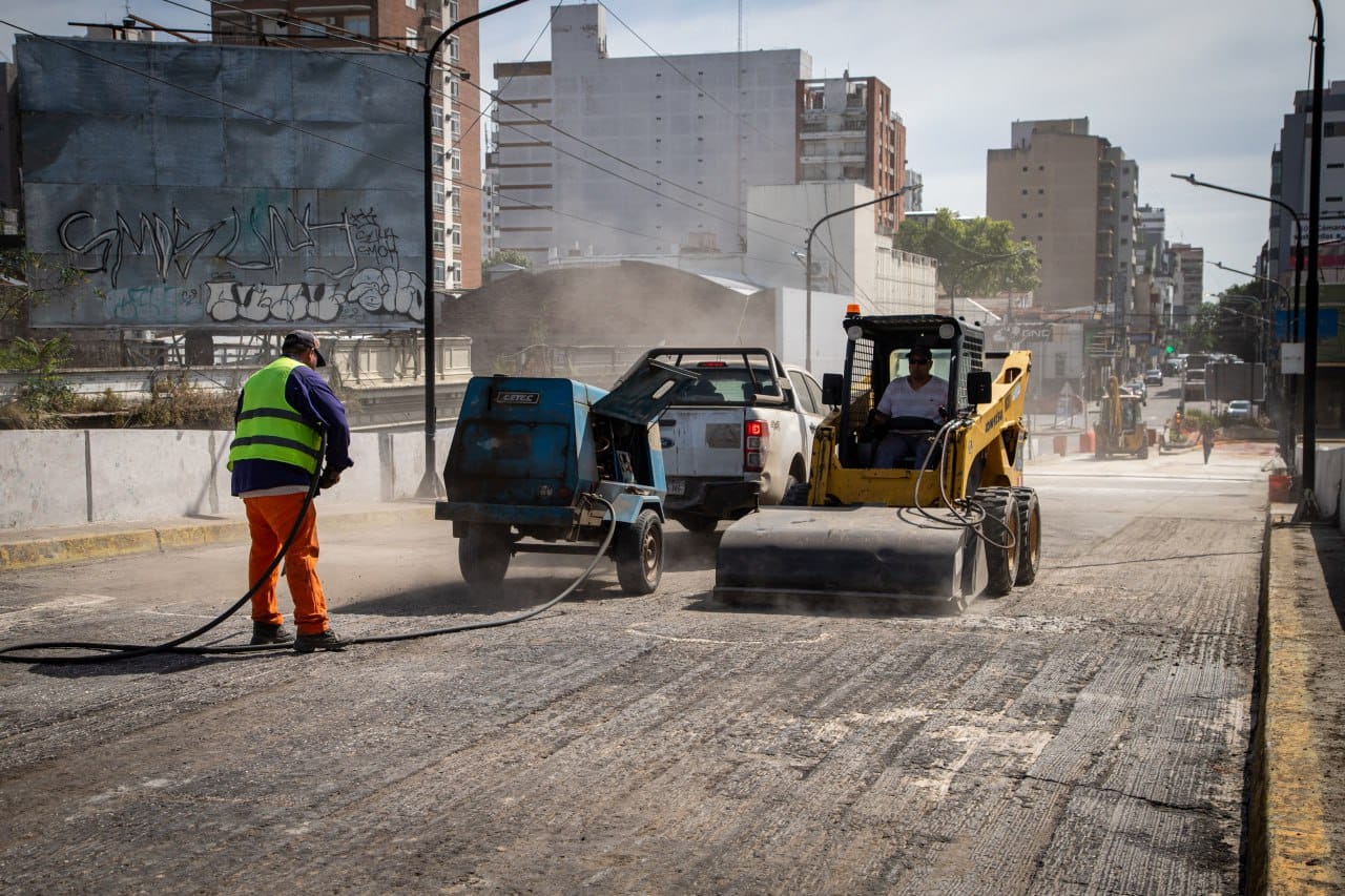 AVANZAN LOS TRABAJOS PARA LA RECONSTRUCCIÓN  DEL PUENTE 14 DE AGOSTO