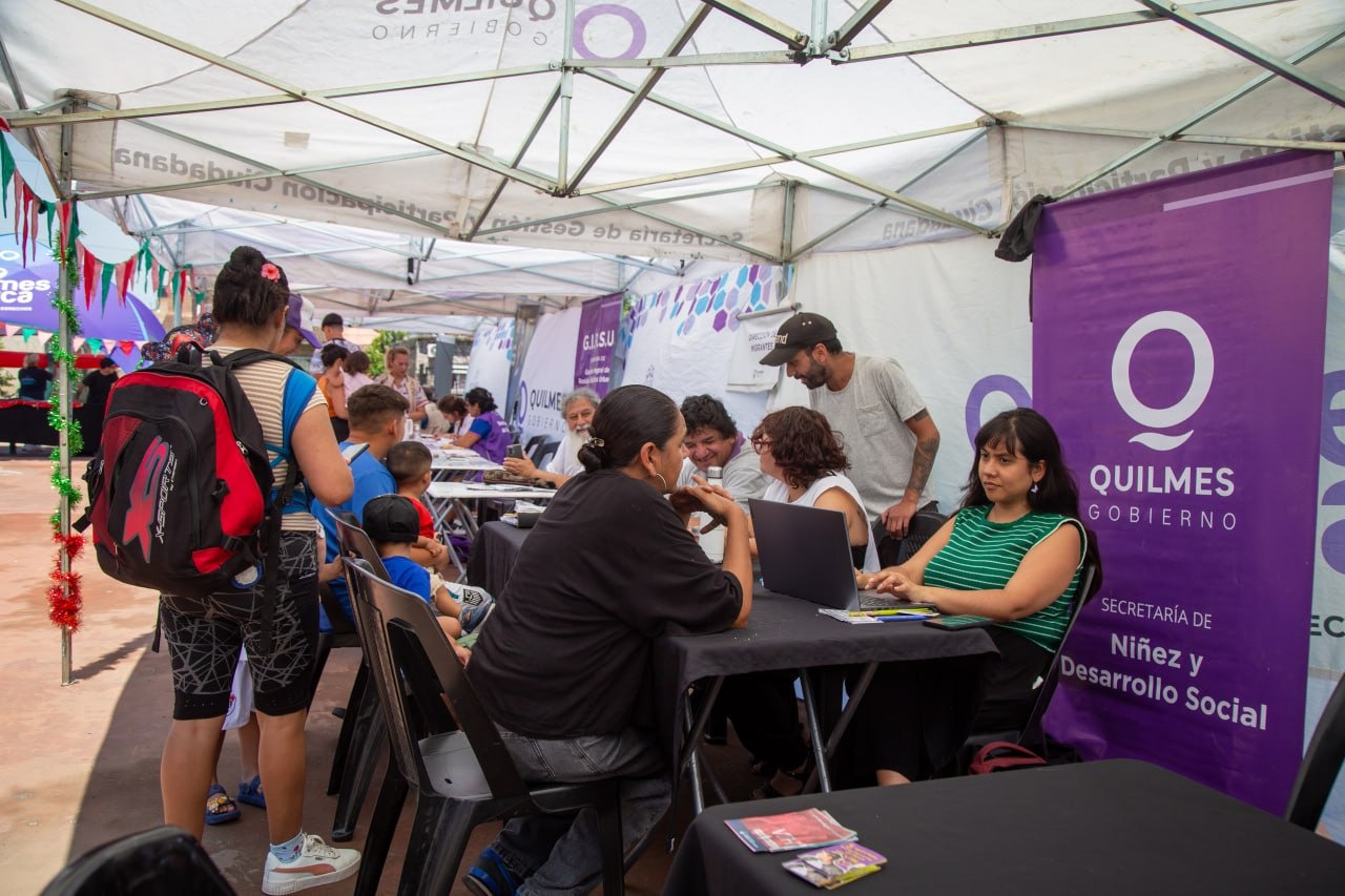 GRAN CIERRE DE AÑO DEL PROGRAMA QUILMES CERCA EN EL BARRIO LA MATERA
