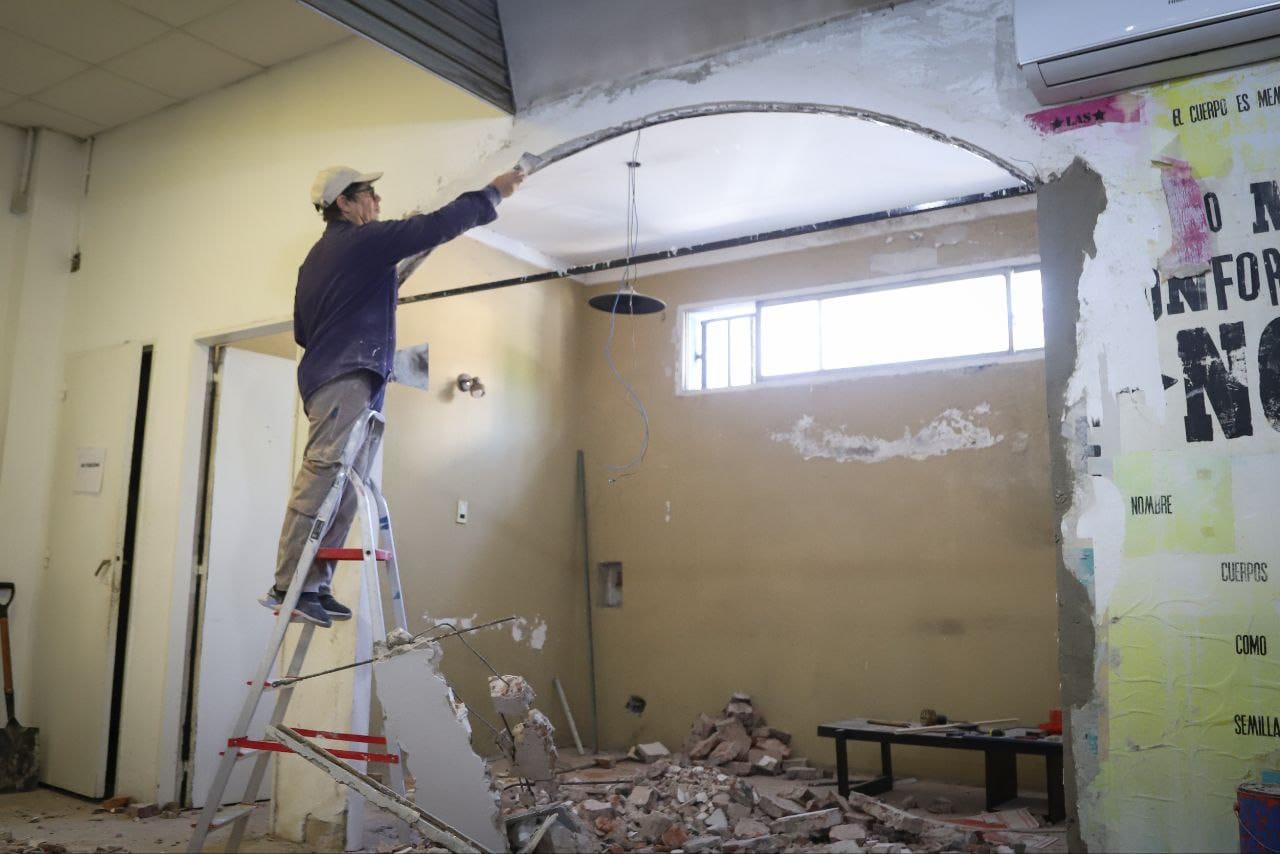 AVANZAN LAS OBRAS DE PUESTA EN VALOR DEL MUSEO DE ARTES VISUALES ROVERANO