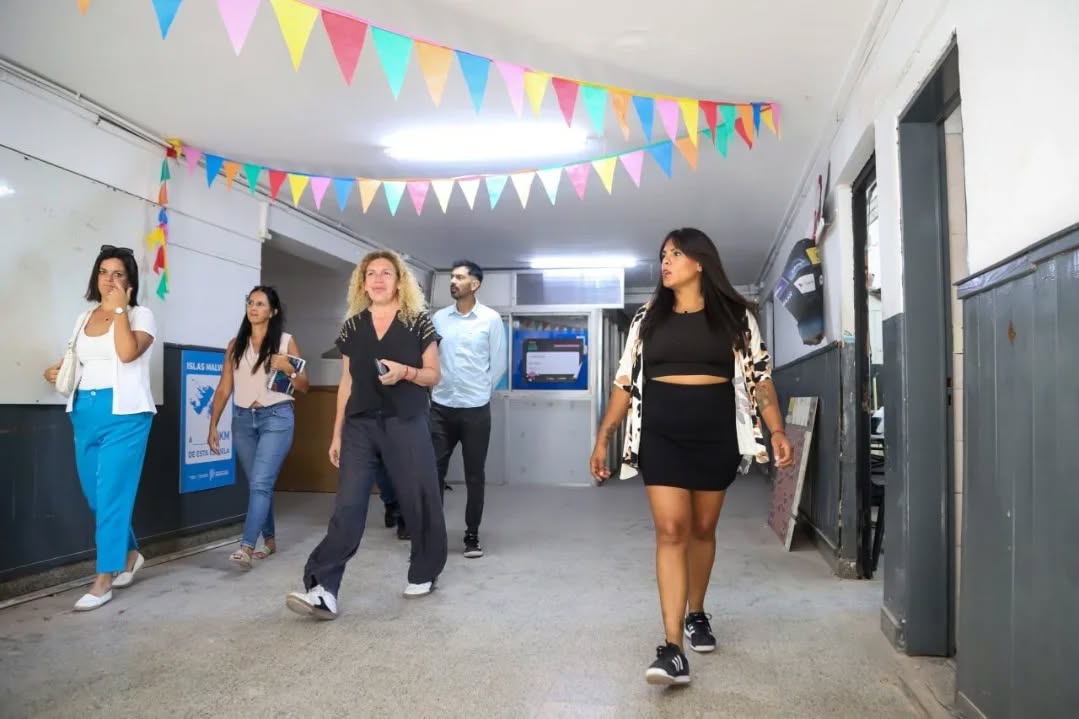 CONTINÚAN LAS OBRAS EN LAS ESCUELAS TAREAS EN LA EP Nº 63 Y LA ES Nº 36 