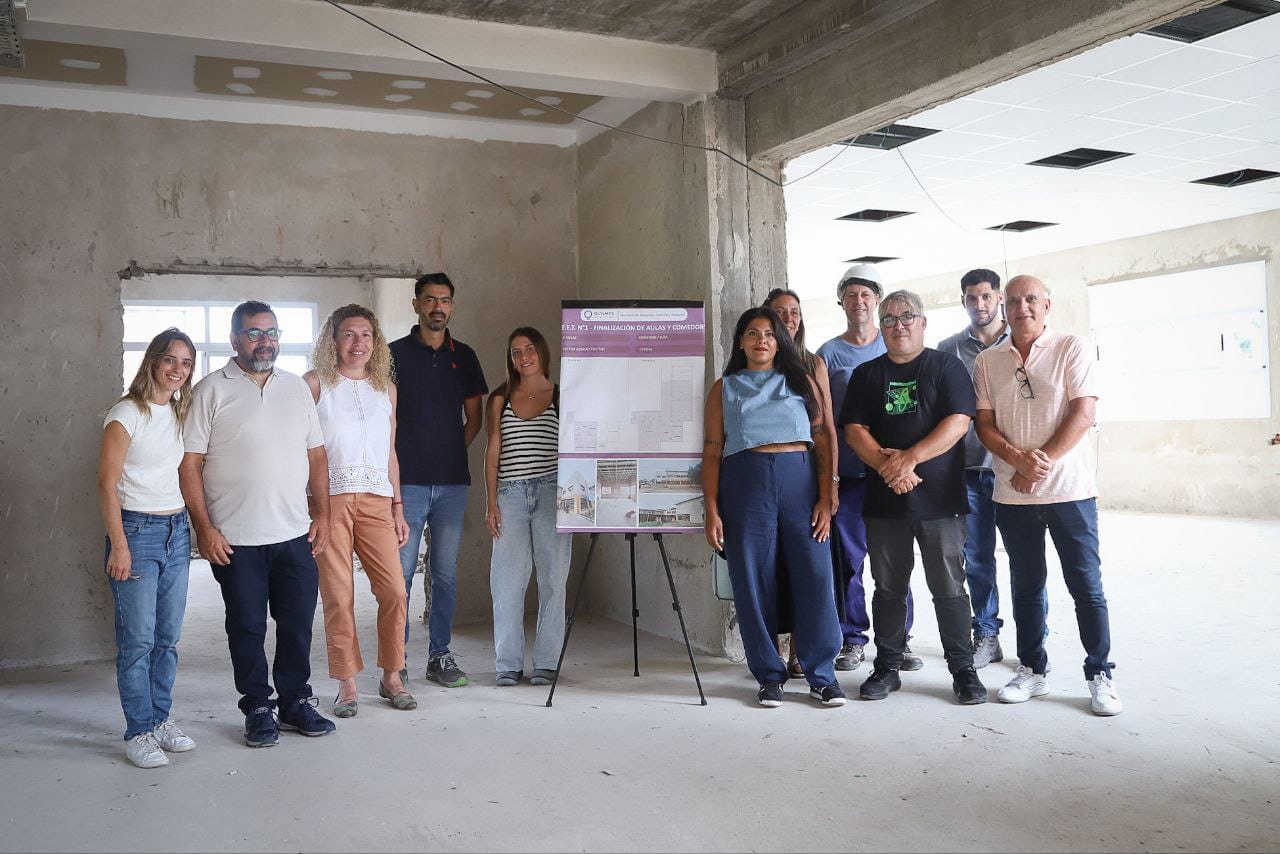CONTINÚAN LAS OBRAS DE AMPLIACIÓN EN LA ESCUELA SECUNDARIA TÈCNICA Nº 1