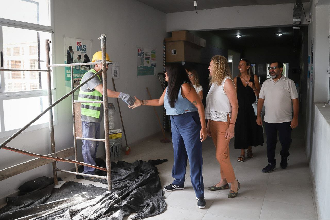 CONTINÚAN LAS OBRAS DE AMPLIACIÓN EN LA ESCUELA SECUNDARIA TÈCNICA Nº 1