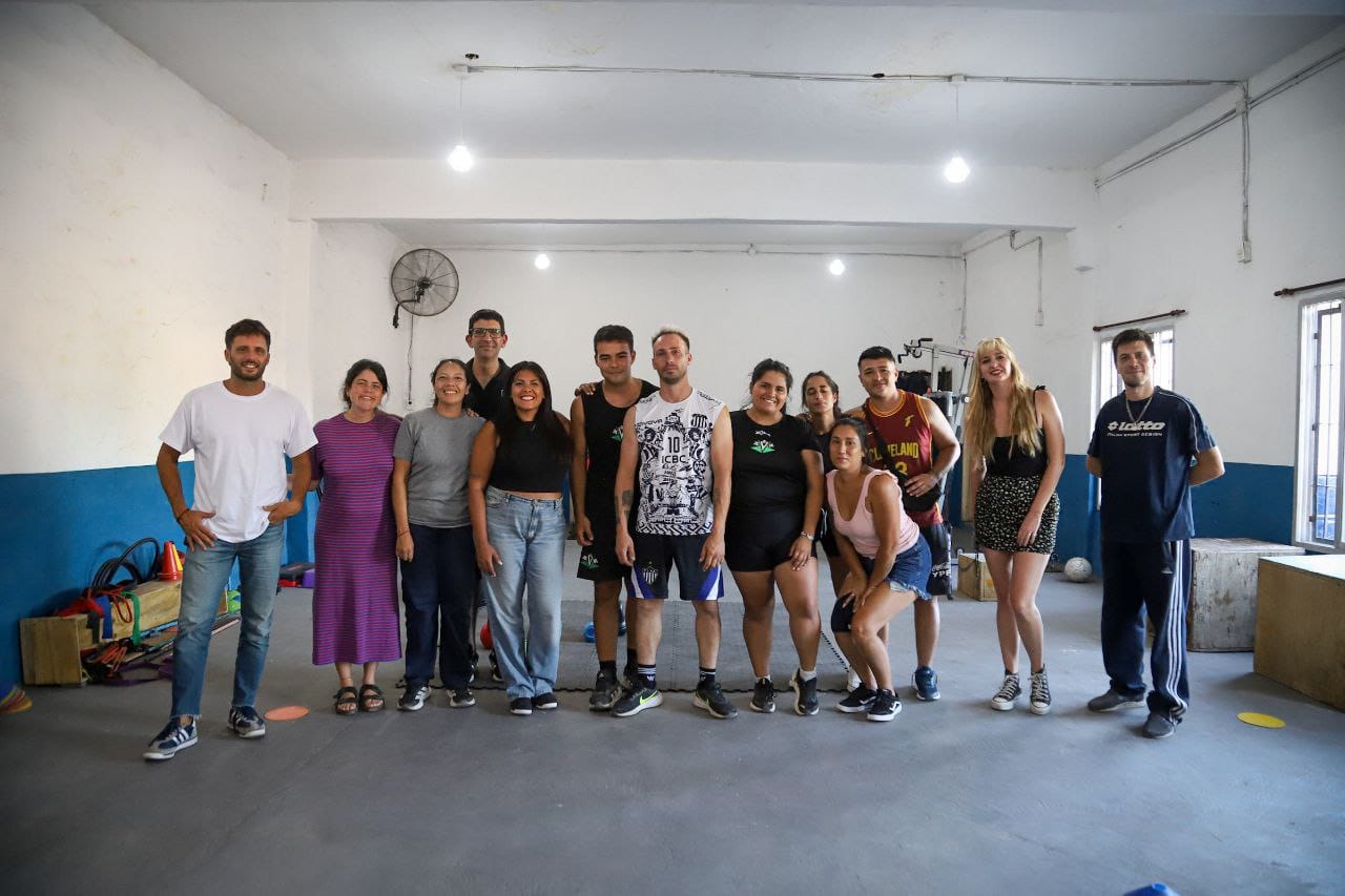 EVA MIERI RECORRIÓ LA FINALIZACIÓN DEL SUM DEL CLUB VILLA AUGUSTA 