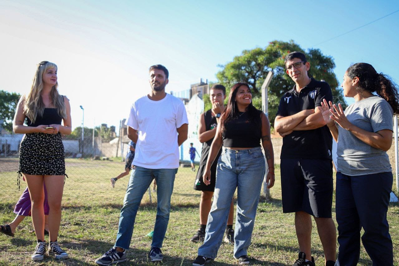 EVA MIERI RECORRIÓ LA FINALIZACIÓN DEL SUM DEL CLUB VILLA AUGUSTA 