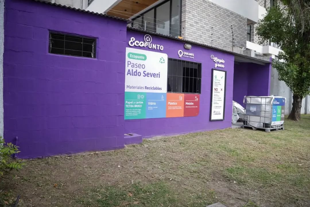 EL MUNICIPIO INAUGURÓ UN NUEVO ECOPUNTO EN EL PASEO ALDO SEVERI DE QUILMES 