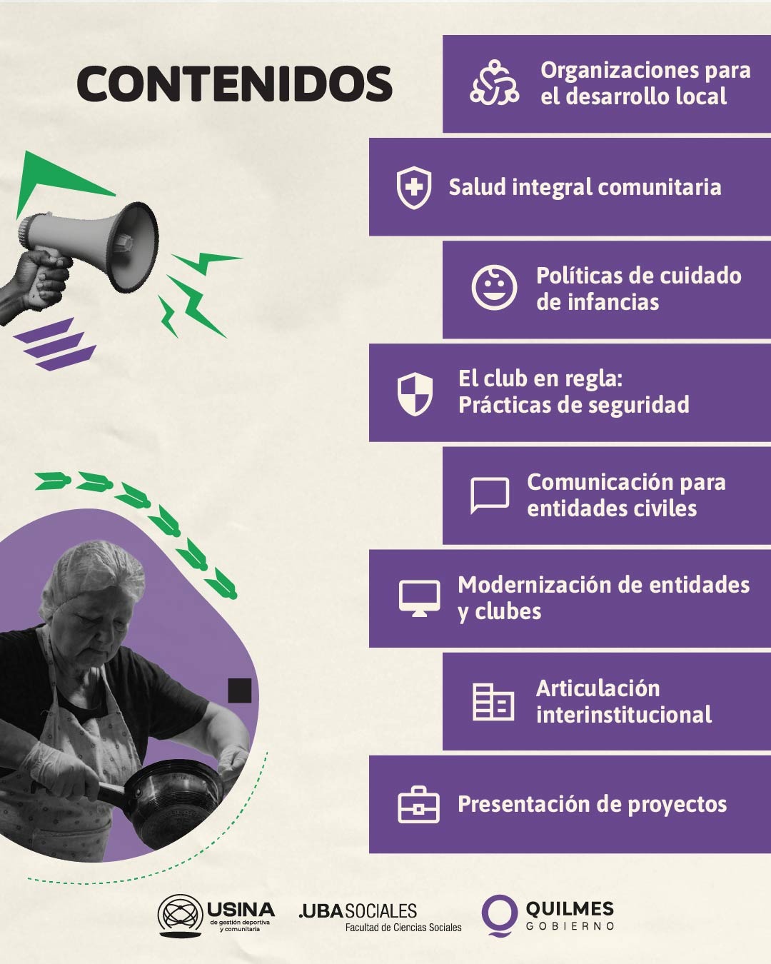 QUILMES LANZA LA “USINA DE GESTIÓN DEPORTIVA Y COMUNITARIA