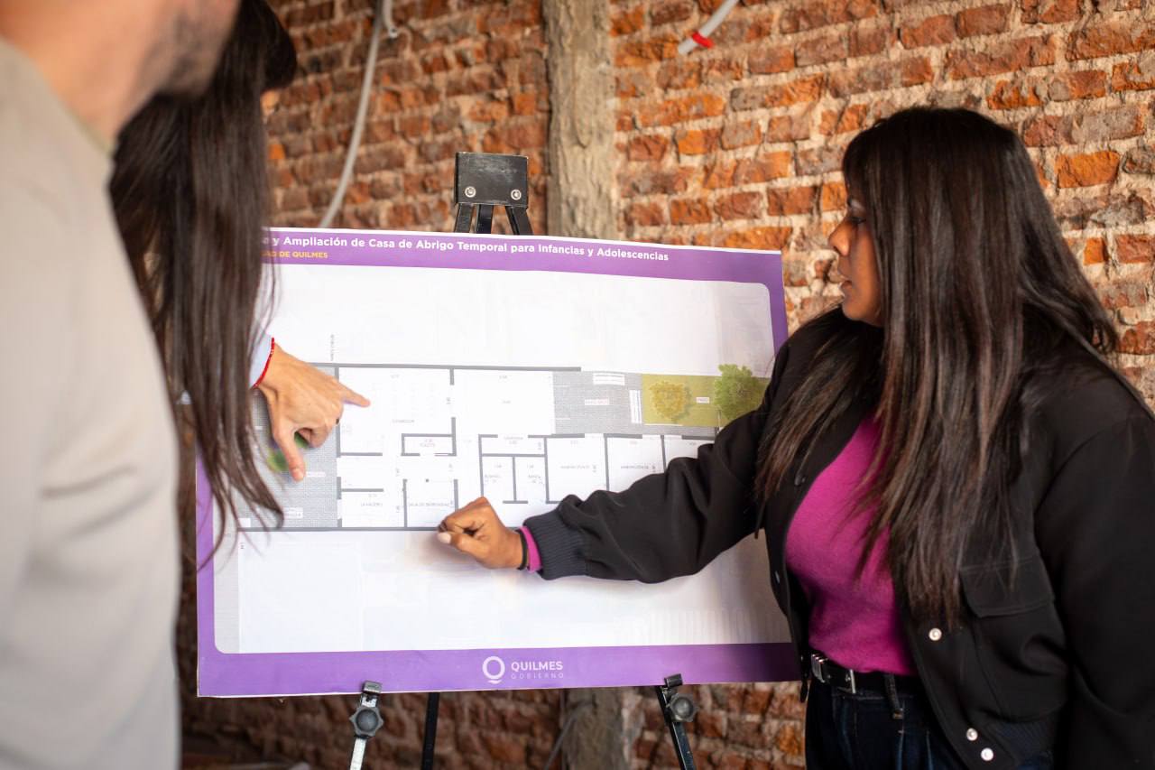 AVANZA LA OBRA DE LA CASA DE ABRIGO TEMPORAL PARA INFANCIAS Y ADOLESCENCIAS
