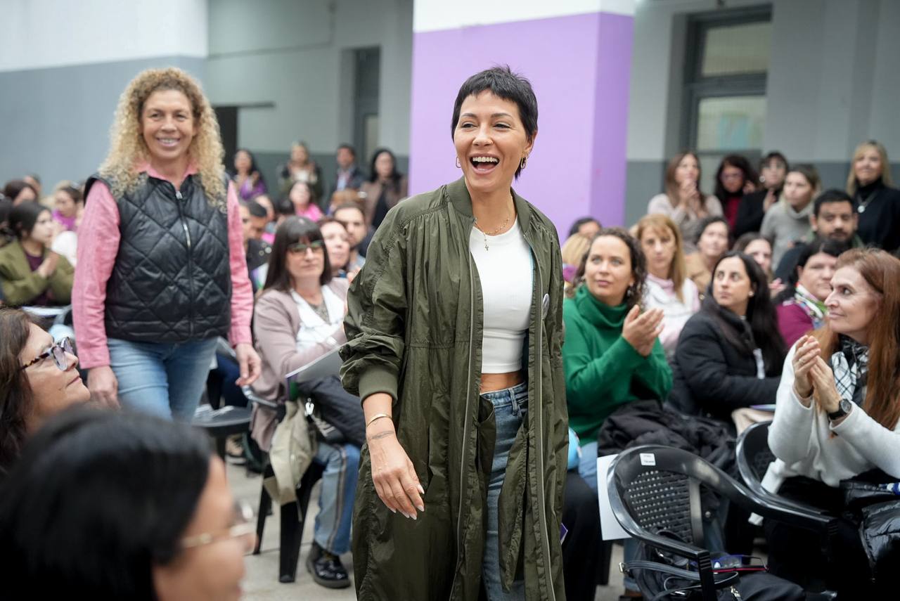 MAYRA Y EVA MIERI ENCABEZARON EL LANZAMIENTO DEL PROGRAMA DE SALUD ESCOLAR